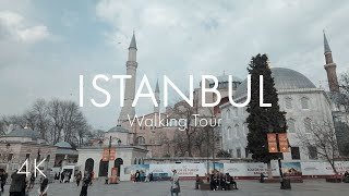 Istanbul | City Center | Walking Tour | 4K