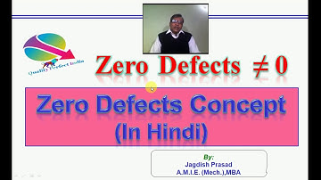 Zero Defects Cannot Be Zero. Zero Defects Concept (In Hindi). Zero Defects.