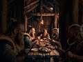 Feasting Like True Vikings Would You Join This Norse Warrior Meal Viking Eating Asmr 