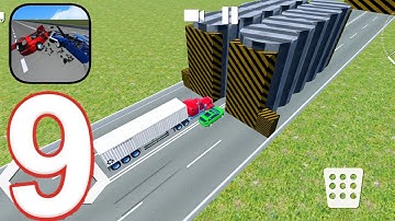 Car Crash Simulator : Accident - Press Cylinder Gameplay Walkthrough,Car Crashes Game( iOS, Android)