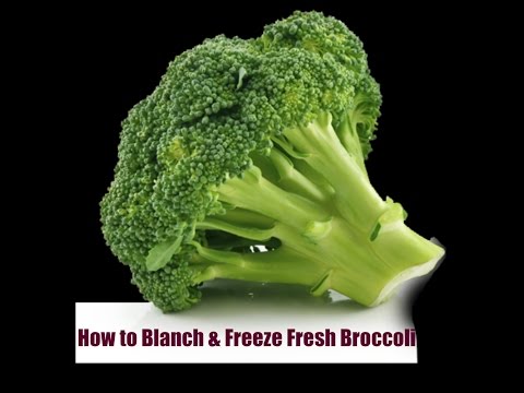 Video: Ar brokolius reikia blanširuoti prieš užšaldant?