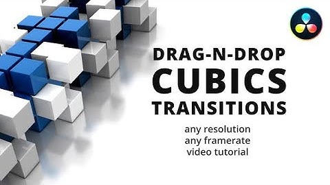 Cubics Transitions for DaVinci Resolve Template