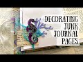 Decorating Junk Journal Pages | Inspiration - Page Embellishments