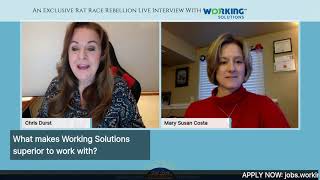 Rat Race Rebellion and Working Solutions event on Facebook Live screenshot 1