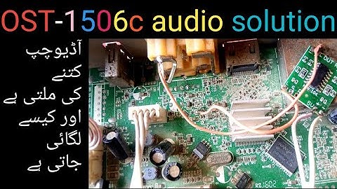ost-1506c Dish receiver audio problem solution#1506c#audiosolutions