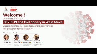 Webinar COVID19 WACPODIS: Assessing impact, responses, and opportunities for post-pandemic recovery