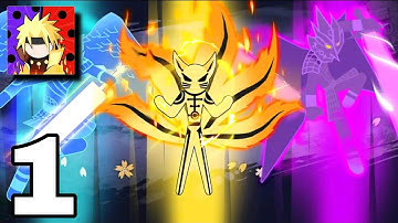 Stickman Ninja Fight - Shinobi Epic Battle - Gameplay Walkthrough (Android iOS) Part 1