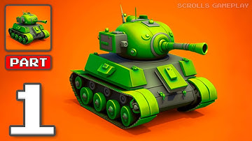 Tank Craft 3D - Gameplay Walkthrough Part 1 - Custom War Tank Simulator (iOS, Android)