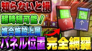 【完全版】複合施設上層の全パネル位置まとめ！最深部まで最速で行く方法【Marathon】
