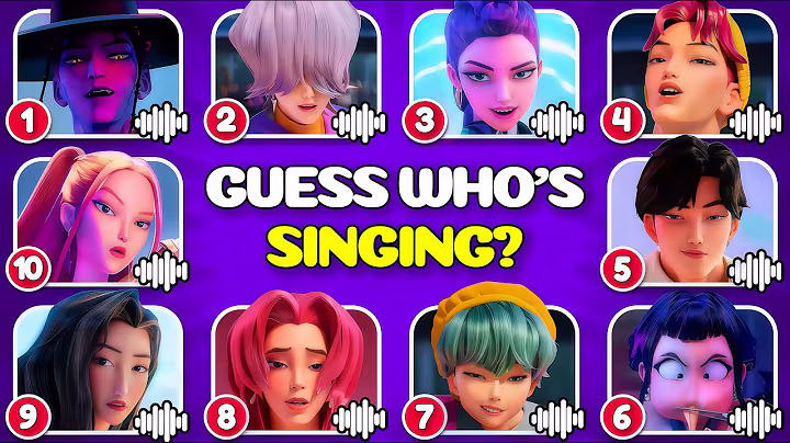 Guess KPop Demon Hunters Movie Character 2025 by Song & Voice 🎙️🎵🔥 Huntrix, Saja Boys, Soda Pop