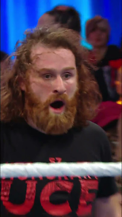 Sami Zayn looked like he saw a ghost on SmackDown #Short