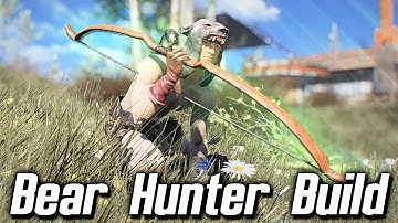 Fallout 4 - BOW & ARROW HUNTER BUILD! Impressive Bear Hunter Set Mod - Bow & Bear Armor Mod Project