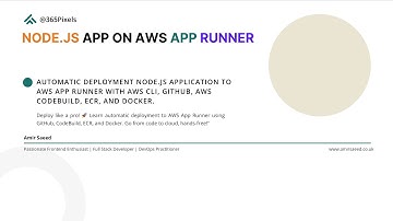 Deploy Node.js to AWS App Runner with Docker, ECR, GitHub & CodeBuild | Full CI/CD