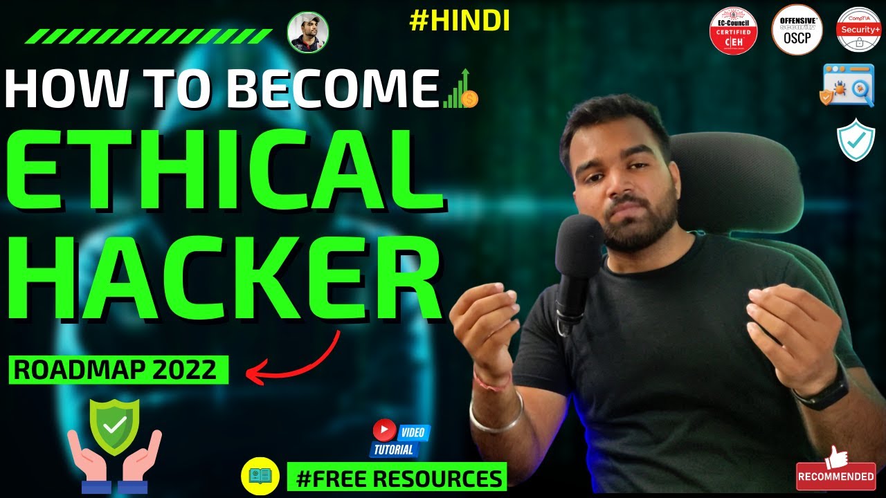 ⁣Ethical Hackers Roadmap 2022 With Free Resources Hindi | How to become a Ethical Hacker | Career.