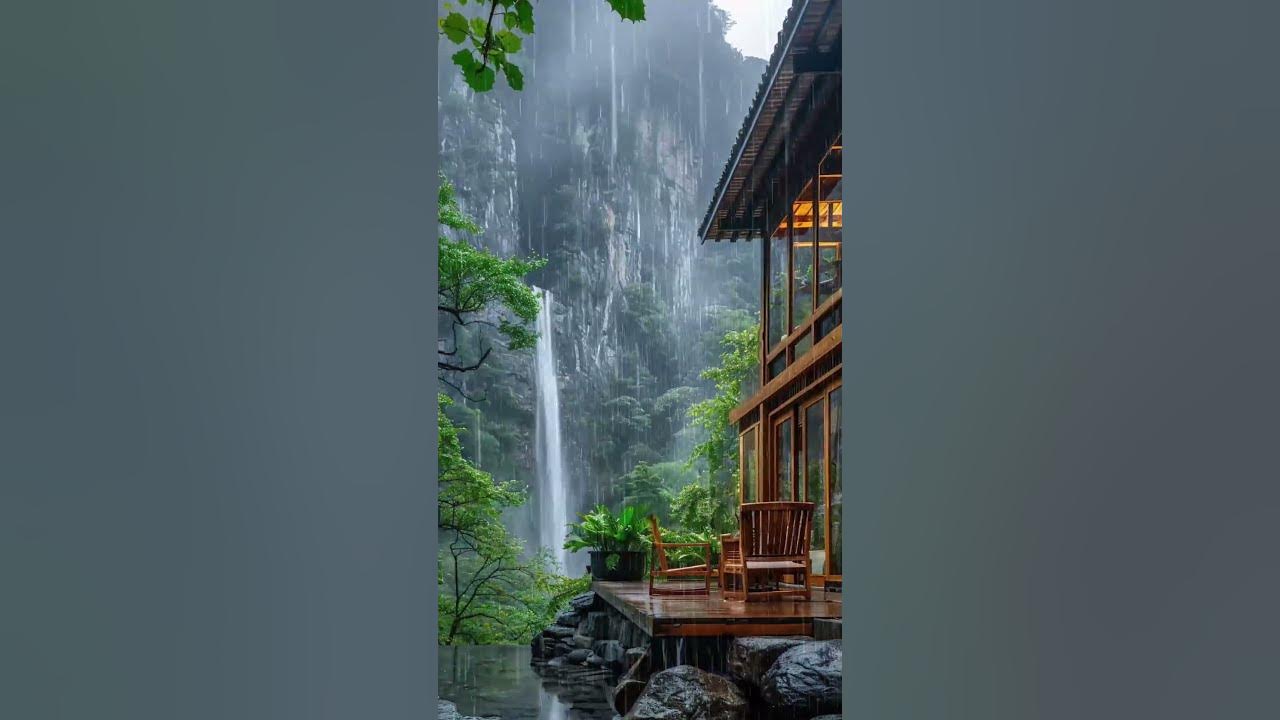 The quiet valley, the wonderful sound of the rain. Do you like it here?