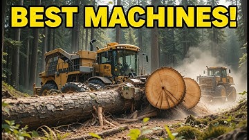 Best Logging Machines in Action | Powerful Harvester & Forwarder Work