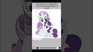 swapping the main six's colors with their siblings! pt.2 #mylittlepony #mlp #mlps #viral #shorts #ml