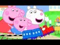 Peppa Pig Official Channel | Giant Peppa Pig and Suzy Sheep Visit Tiny Land