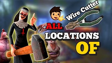 All location of wire cutter in evil nun 2