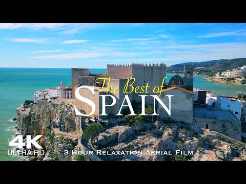 SPAIN 2026 in 4K 60fps 🇪🇸 3 Hour Drone Ambient Relaxation Mallorca Ibiza Gran Canaria | España