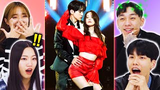 Korean Professional Dancers react to I-DOL COUPLE DANCE