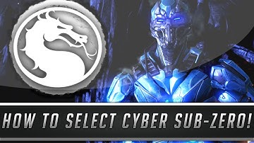 Mortal Kombat X: How To Select Cyber Sub-Zero & Original Gray Tri-Borg! (Kombat Pack 2 DLC)