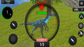 Dino Hunting 3D Gun Games - Wild Dinosaur Games 2023 - Dinosaur Planet Gaming Part 23