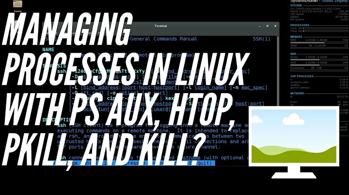 Managing Processes in Linux! || ps aux, htop, and kill commands.