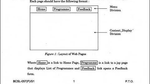 BCSL-057 Practical question paper june 2018