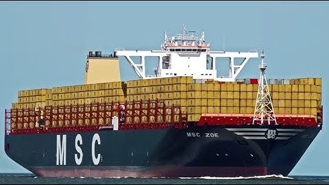 10 Biggest Container Ships Floating on Waves