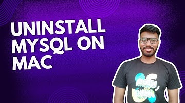 How to uninstall mySQL completely from Mac M1/M2/M3 Macbook Air/Pro