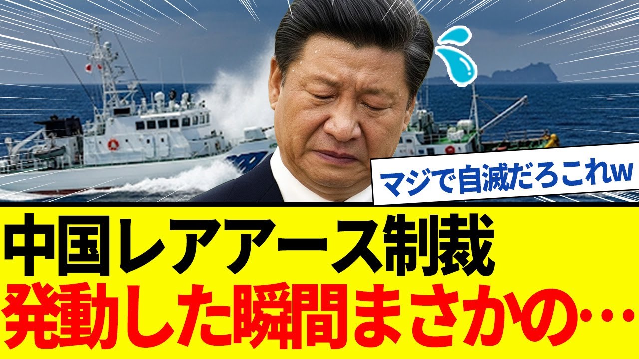 【ゆっくり解説】レアアース軍民両用品の対日輸出禁止で自滅する中国！