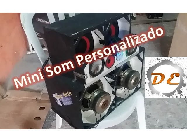 TRETA DOS MINI PAREDÕES , TESTANDO TODOS MEUS MINIS, MINI PAREDÃO COM RACK  MÓVEL ! TESTANDO O SOM! 