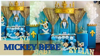 Decoración Mickey bebé para BABY SHOWER by Ferchaliz Chic 55 views 3 months ago 1 minute, 7 seconds