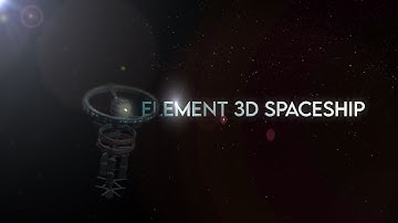 element 3d spaceship (no edit)