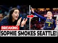 Caitlin Clark FIRED UP As RED HOT Sophie Cunningham &amp; Indiana Fever DESTROY Seattle Storm