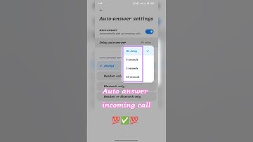 How To Enable Auto Answer Call In Redmi / Auto Call Receive Setting #shorts​#autocallreceive #redmi