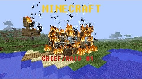 Minecraft Grief/Raid #1 - Raiding noobs bases!