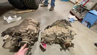 2nd Gen Tacoma 4cyl 5spd FJ cruiser transfer case swap, with twin stick.