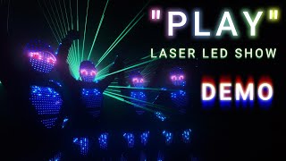Pixel Laser Show "Play" demo