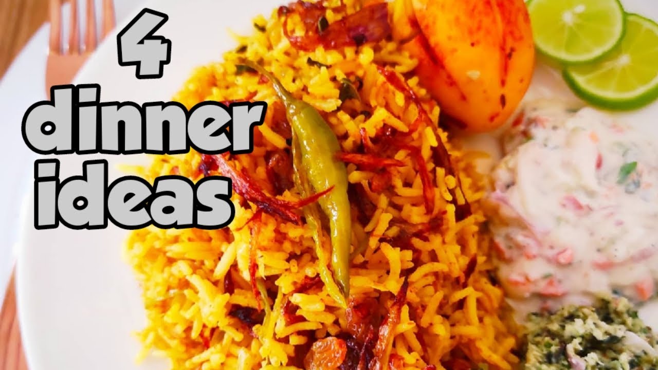4 Dinner Ideas Rice Recipes YouTube