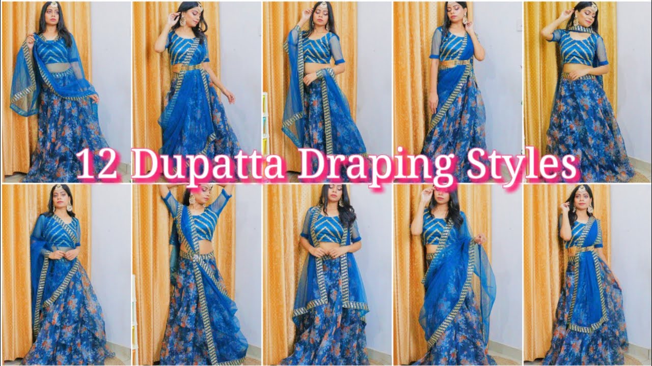 These Dupatta draping styles will make sure you have a fab look on your  D-DAY | WeddingsFromHome