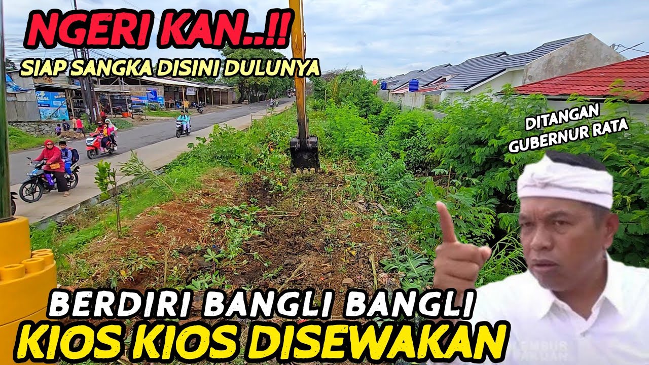 TANPA GUBERNUR KDM KALI DT8 BABELAN INI MASIH DIPENUHI BANGLI BANGLI TAPI LIHAT SEKARANG RATA❗️