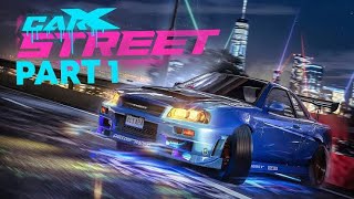 I playing car x street part1