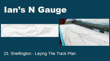 023 - Shelfington - Laying The Track Plan