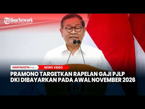 Pramono Anung Targetkan Rapelan Gaji PJLP DKI Jakarta Dibayarkan pada Awal November 2026
