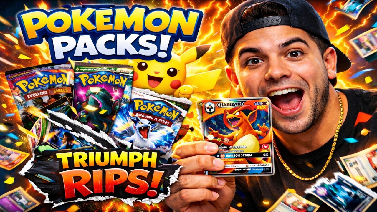 Triump Rips Opening $1 Pokemon Starter Packs on Triumph Rips - YouTube