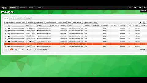 How to make a package tag in Metrc.