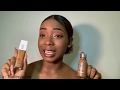 Maybelline Super Stay Full Coverage Liquid Foundation Makeup vs L'oreal True Match Foundation Review