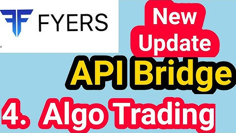 Fyers API bridge #Fyers Algo Trading #Robo trading